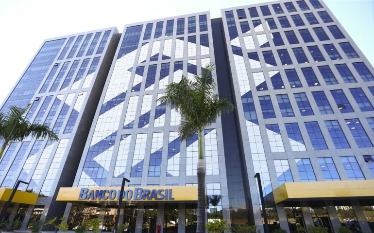 Edifício sede do Banco do Brasil, em Brasília.